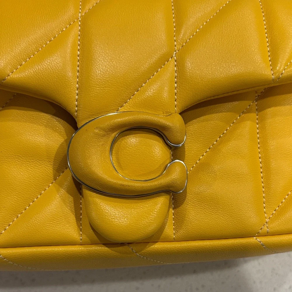 Coach Mustard Tabby 20 Shoulder Bag - Picture 5 of 12